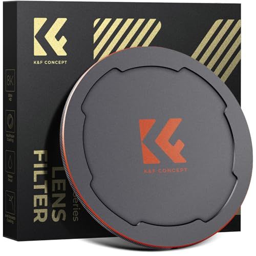 K&F CONCEPT 86mm マグネットレンズキャップ 磁気吸着 装着便利 磁気レンズキャップ ネジ付き アルミニウム合金 耐衝撃t