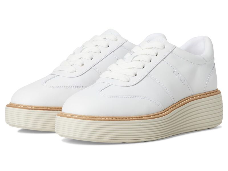 コールハーン レディース シューズ スニーカー プラットフォーム Cole Haan Originalgrand Max Platform Sneakers White Leather ホワイト