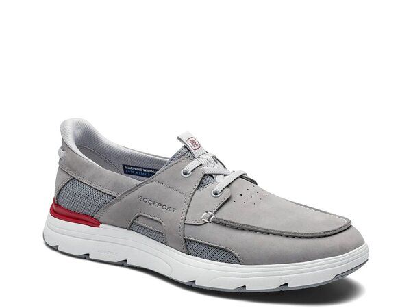 ロックポート メンズ シューズ デッキシューズ Rockport Seadon Boat Shoe Grey グレー