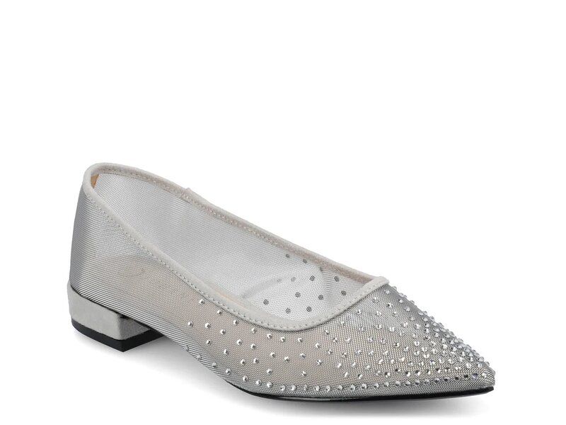 ジャーニー レディース シューズ パンプス Journee Gracelynn Flat Silver Metallic シルバー 15,392円