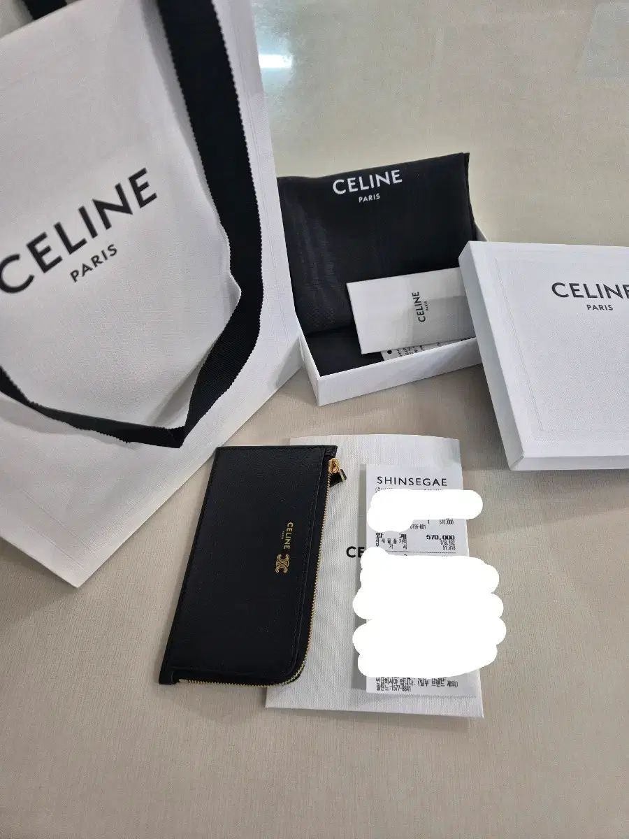 Celine セリーヌ ジッパー カード 財布