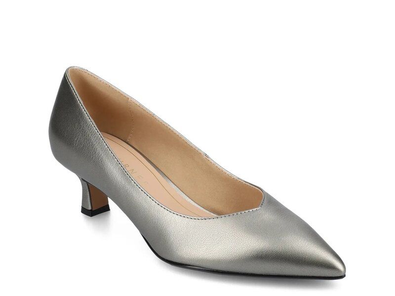 ジャーニー レディース シューズ パンプス Journee Pammie Pump Pewter Metallic ピューター