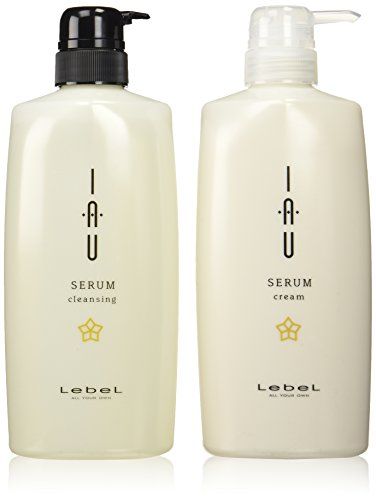 ルベル イオ セラム クレンジング シャンプー 600mL & クリーム トリートメント 600mL セット Lebel iau SERUMe