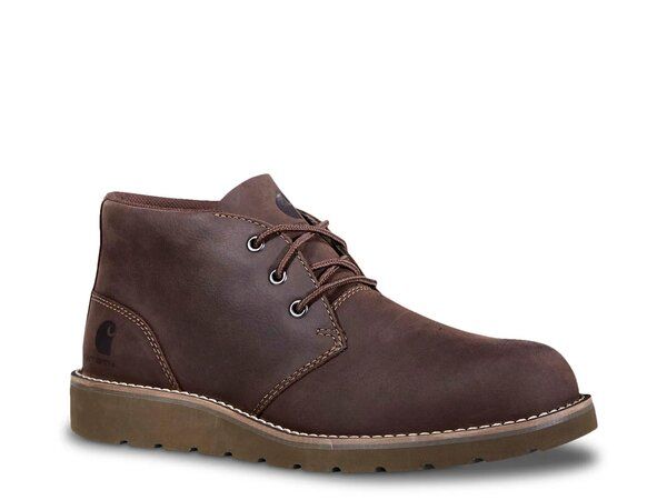 カーハート メンズ シューズ ブーツ・レインブーツ Carhartt Plain Toe Wedge Chukka Boot Mens Dark Brown ブラウン