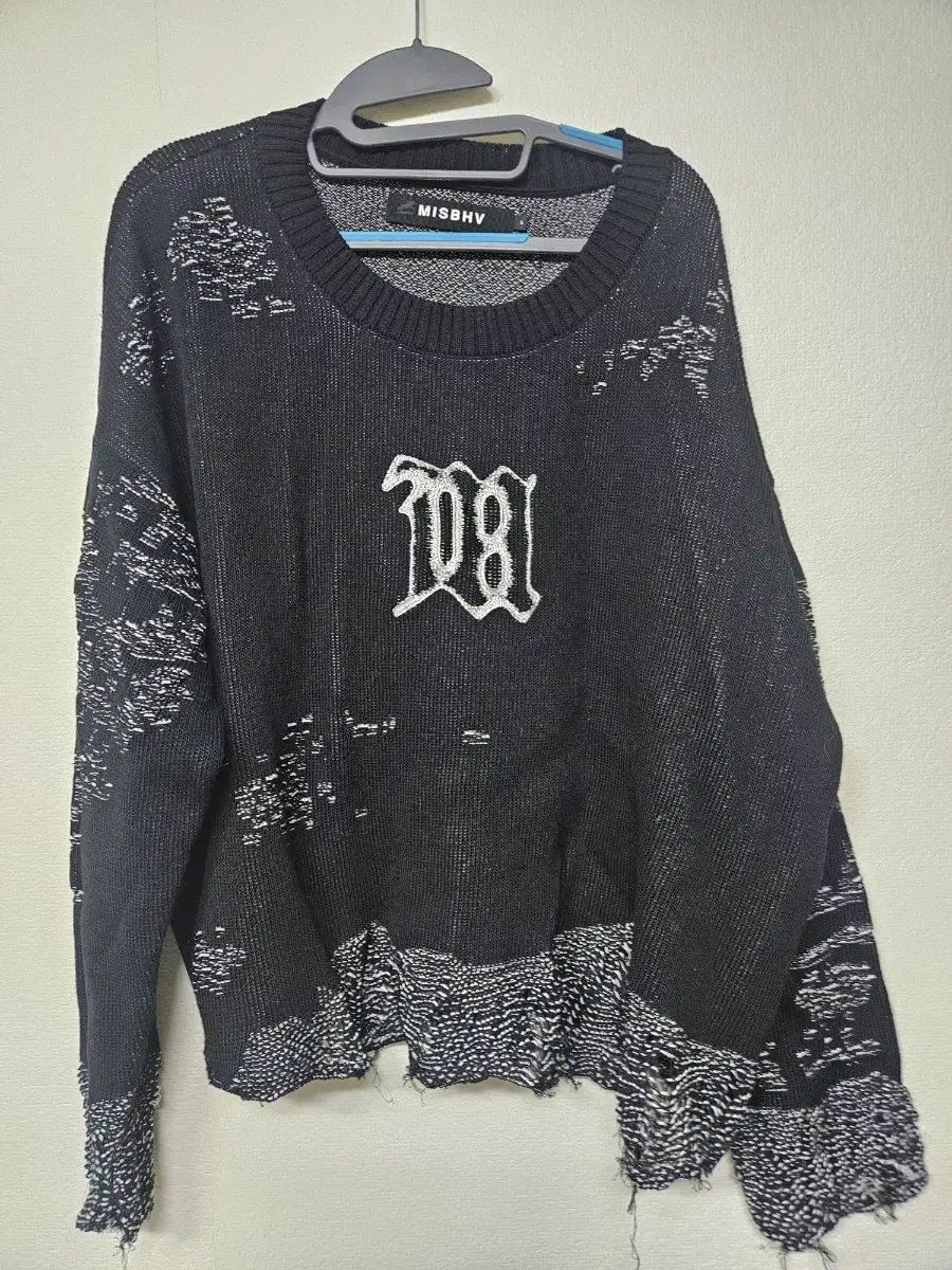 MISBHV M ミスビヘイヴ クロップド ニット セーター L