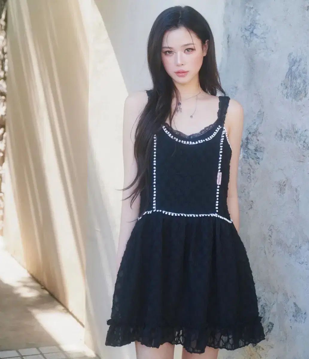 ニューオリン Tutu Frill Lace Sleeveless Dress