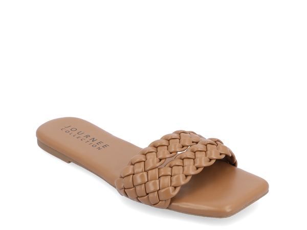 ジュルネ コレクション レディース シューズ サンダル Journee Collection Sawyerr Sandal Dark Brown ブラウン