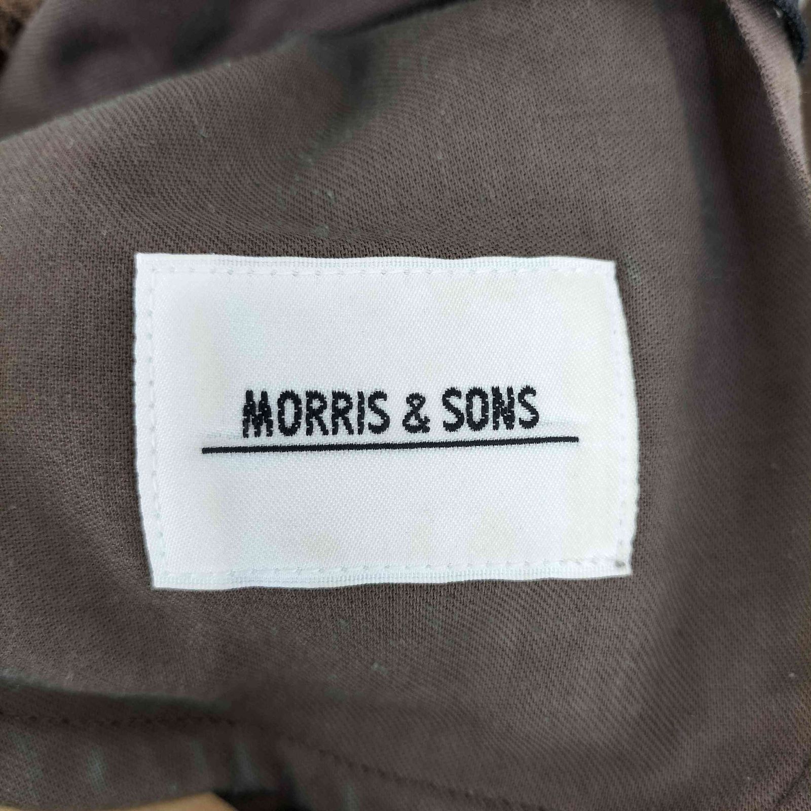 モリスアンドサンズ MORRIS & SONS リネンレーヨン イージーパンツ