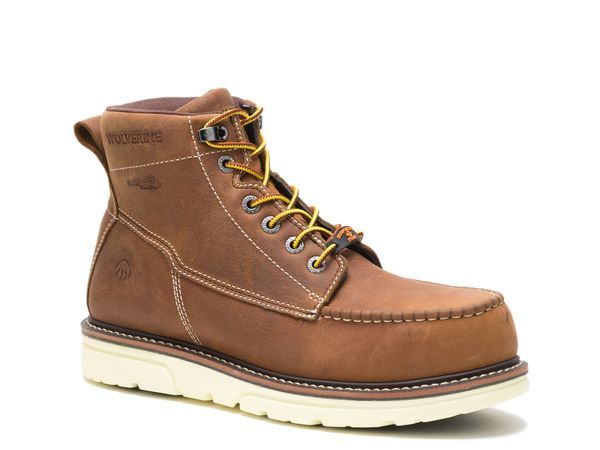 ウルヴァリン メンズ シューズ ブーツ・レインブーツ Wolverine I90 Wedge Carbonmax Work Boot TaupeStone ストーン