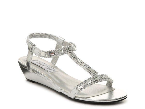 ベンジャミンウォーク レディース シューズ サンダル Touch Ups by Benjamin Walk Jazz Wedge Sandal Silver Metallic シルバー