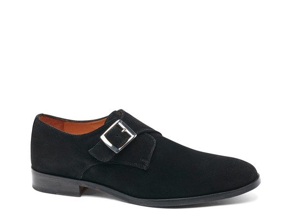 カルロスサンタナ メンズ シューズ スリッポン・ローファー モンクストラップ モンク Carlos by Carlos Santana Freedom Monk Strap SlipOn Black