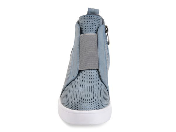 ジュルネ コレクション レディース シューズ スニーカー Journee Collection Clara Wedge Sneaker Dusty Blue ブルー