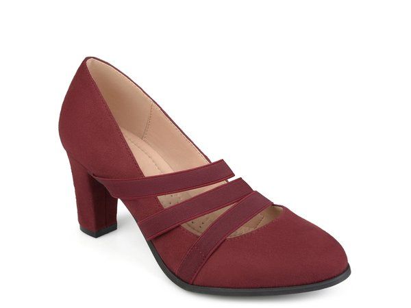 ジュルネ コレクション レディース シューズ パンプス Journee Collection Loren Pump Burgundy バーガンディ