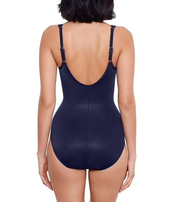 ミラクルスーツ レディース トップス ワンピース Miraclesuit Network Madero Underwire Bra Tank One Piece Swimsuit Midnight