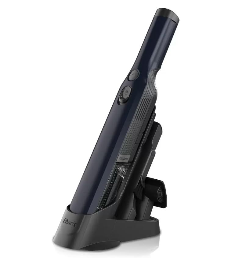 Shark 掃除機 充電式ハンディクリーナー EVOPOWERシリーズ WV210J スリムでパワフル 高出力モーター 重量0.6 kg 連続使用 モード別 8分 充電時間約4時間半 コストコ限定カラー ロイヤルブルー PSEマークあり [並行輸入品]pms