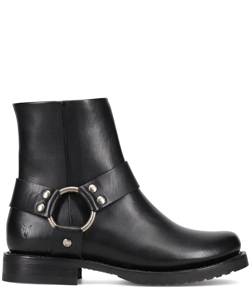 フライ レディース シューズ ブーツ・レインブーツ レザー Frye Veronica Flex Harness Leather Booties Black ブラック