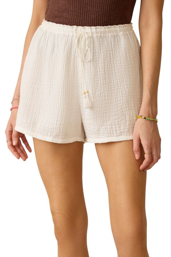 ファレティ レディース ボトムス ハーフパンツ・ショーツ ショートパンツ コットン Faherty Womens Dune Cotton Gauze Shorts White ホワイト