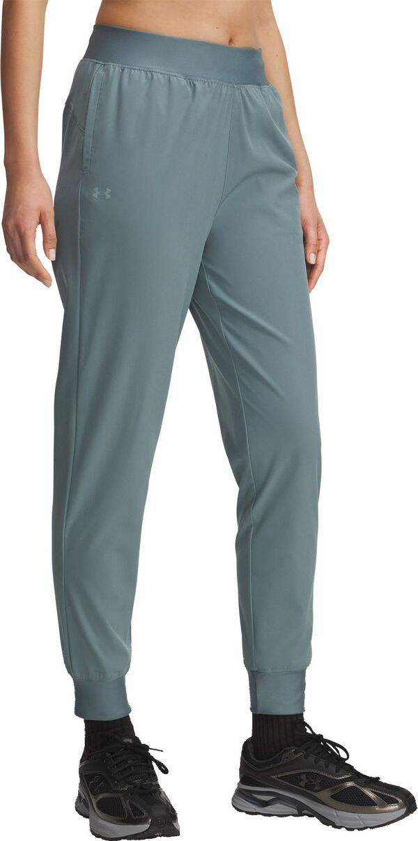 アンダーアーマー レディース ボトムス ハーフパンツ・ショーツ Under Armour Womens Rival HighRise Woven Pants Jasper BlueSerpentine