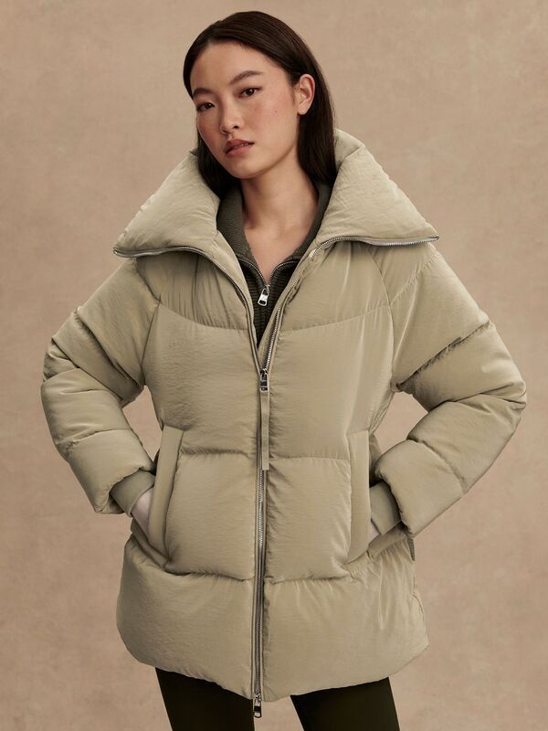 バーレイ レディース アウター ジャケット・ブルゾン コート ダウン Varley Womens Valencia Down Puffer Coat Jacket Agate Grey グレー