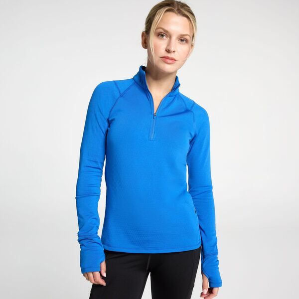 DSG レディース アウター パーカー・スウェット ジャケット DSG Womens Run Grid 14 Zip Jacket Vibrant Blue ブルー