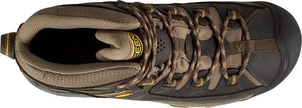 キーン メンズ シューズ ブーツ・レインブーツ KEEN Mens Targhee II Mid Waterproof Hiking Boots Black Olive ブラック