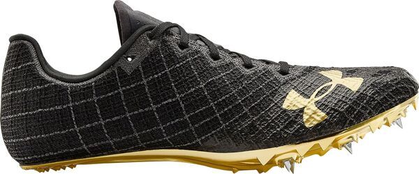 アンダーアーマー メンズ シューズ スニーカー プリント Under Armour Sprint Pro 3 Track and Field Shoes BlackGold ブラック