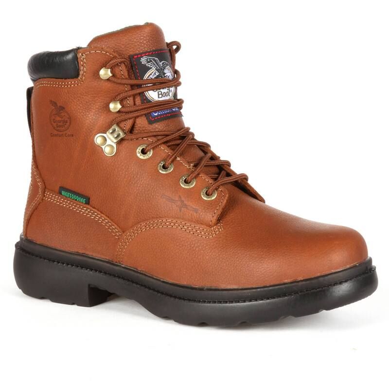 ジョージアブーツ メンズ シューズ ブーツ・レインブーツ Georgia Boots Fixpoint Farm Ranch Mens 6in Waterproof Work Boots Briar