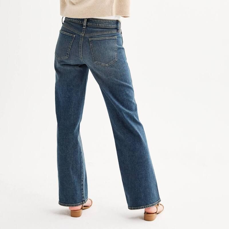 エスオー レディース ボトムス デニムパンツ ローライズ ジーンズ Juniors SO Low Rise Baggy Jeans Medium Dark Destructed