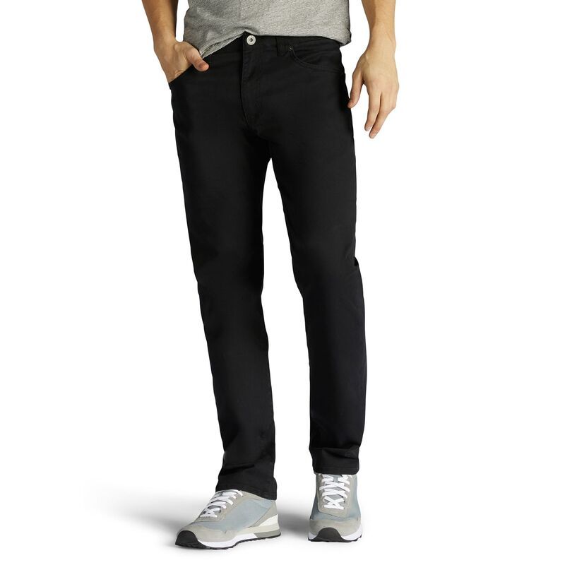 リー メンズ ボトムス デニムパンツ ジーンズ Mens Leextreme Motion Stretch Slim Straight Jeans Black ブラック