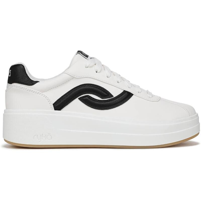ライカ レディース シューズ スニーカー レース Ryka Viv Max Womens Lace Up Sneakers Black ブラック｜詳細画像