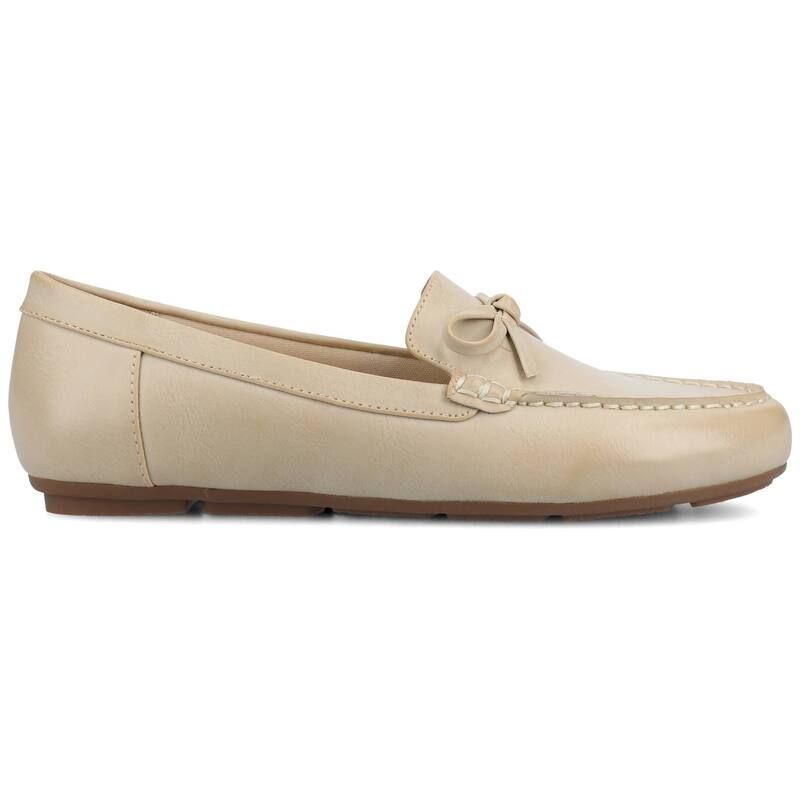 ジャーニー レディース シューズ スリッポン・ローファー Journee Novella Medium and Wide Width Womens Flexible Round Toe Loafers