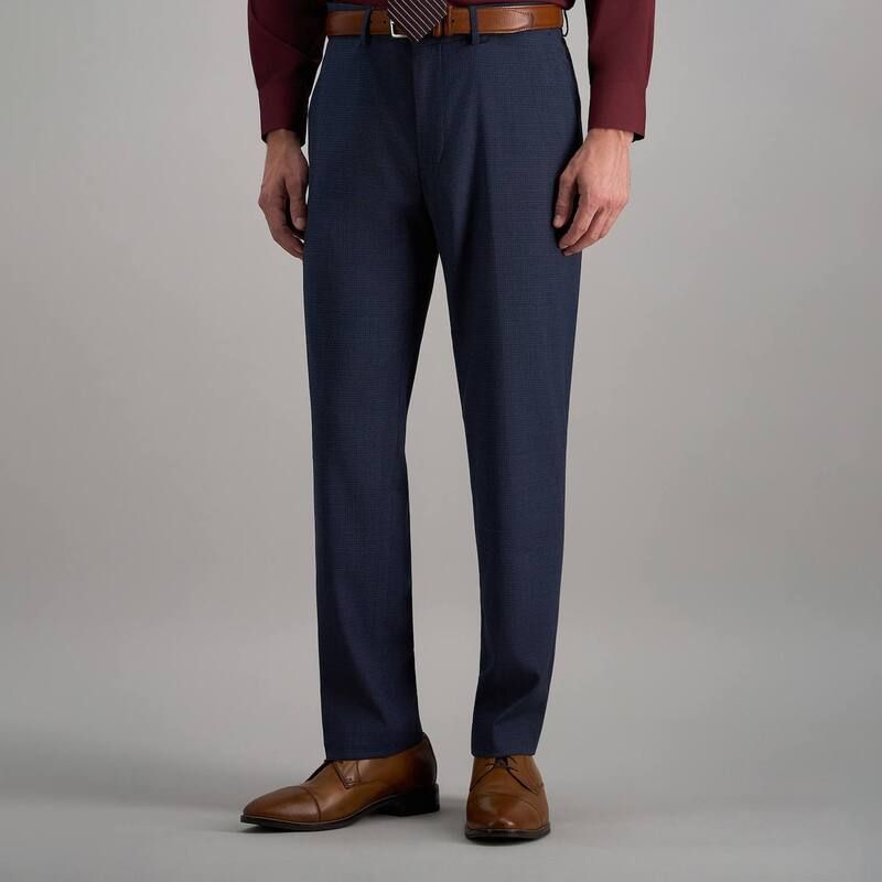 ハガー メンズ ボトムス カジュアルパンツ Mens JM Haggar Premium SlimFit 4Way Stretch FlatFront Dress Pants Ink