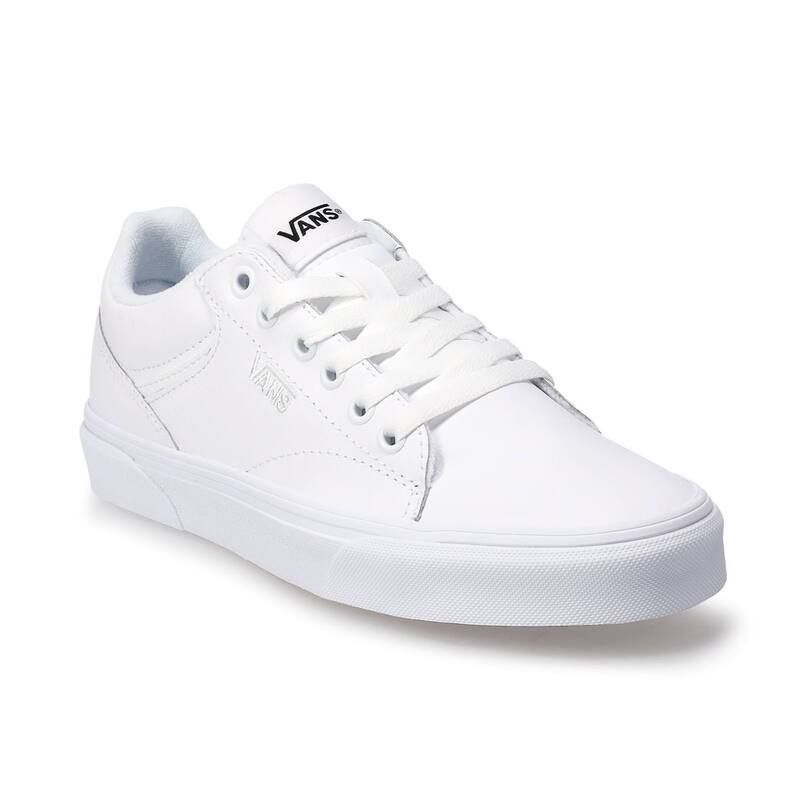 バンズ レディース シューズ スニーカー Vanseldan Womenskate Shoes White Leather ホワイト