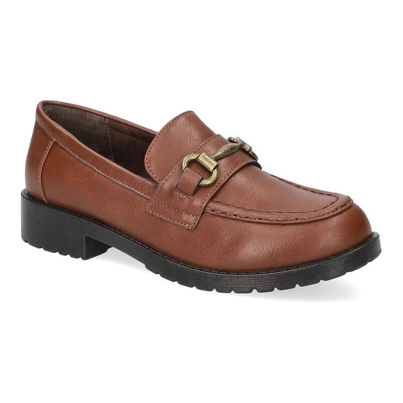 イージーストリート レディース シューズ スリッポン・ローファー Easy Street Witney Comfort Womens Loafers Tan タン