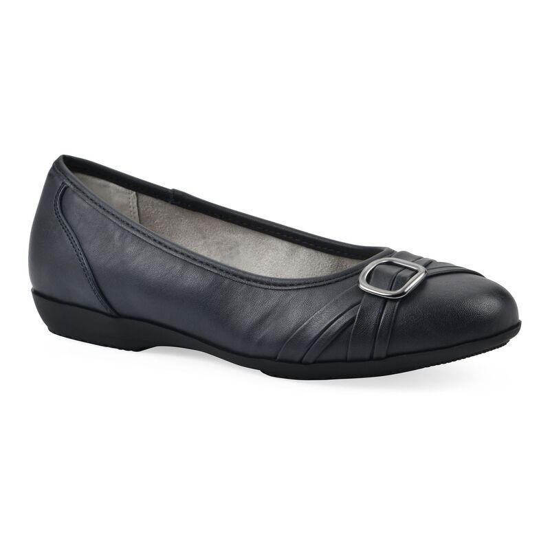 クリフバイホワイトマウンテン レディース シューズ サンダル Cliffs by White Mountain Calming Womens Ballet Flats New Navy Smooth