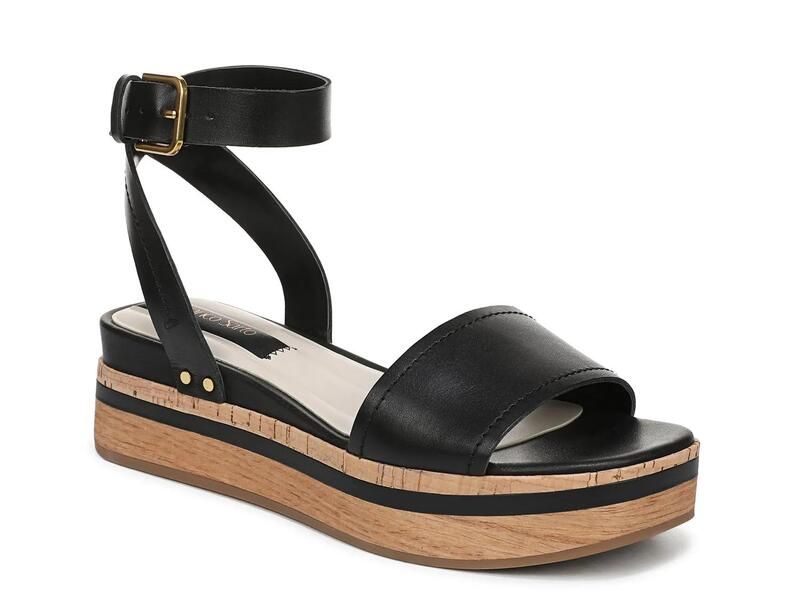 フランコサルト レディース シューズ サンダル Franco SartoHava Wedge Sandal Black ブラック