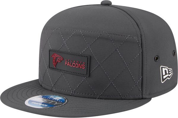 ニューエラ メンズ アクセサリー 帽子 New Eradult Atlanta Falcons Charcoal Sideline 9Fifty Adjustable Snapback Hat NoC