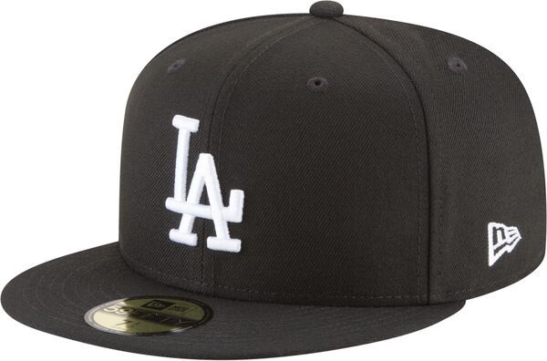 ニューエラ レディース アクセサリー 帽子 New Eradult Los Angeles Dodgers Black and White Basic 59FIFTY Fitted Hat NoCol