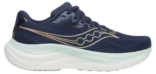 サッカニー レディース シューズ スニーカー Saucony Womens Ride 19 Running Shoes NavyAqua ネイビー