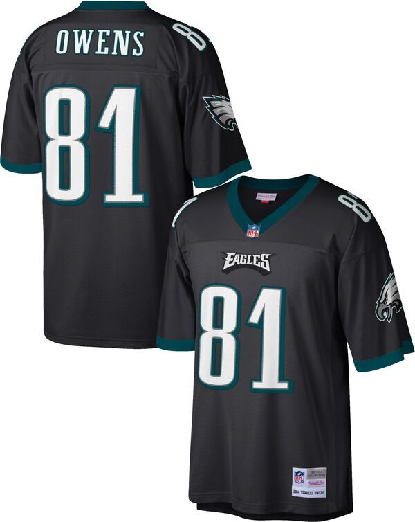 ミッチェルネス メンズ トップス シャツ ジャージー Mitchell Ness Mens Philadelphia Eagles Terrell Owens 81 2004 Throwback Je