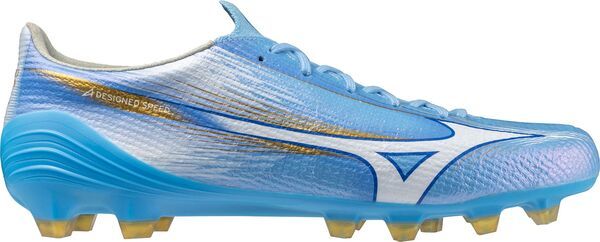 ミズノ メンズ シューズ スニーカー Mizuno Alpha III Elite FG Soccer Cleats BlueWhite ホワイト