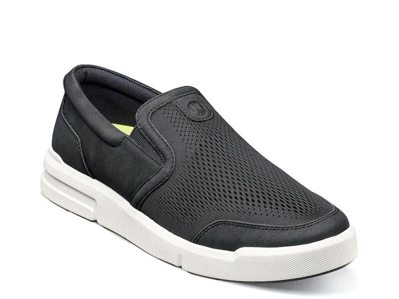 ノンブッシュ メンズ シューズ スリッポン・ローファー スニーカー Nunn Bush Kore City Rally SlipOn Sneaker Black ブラック