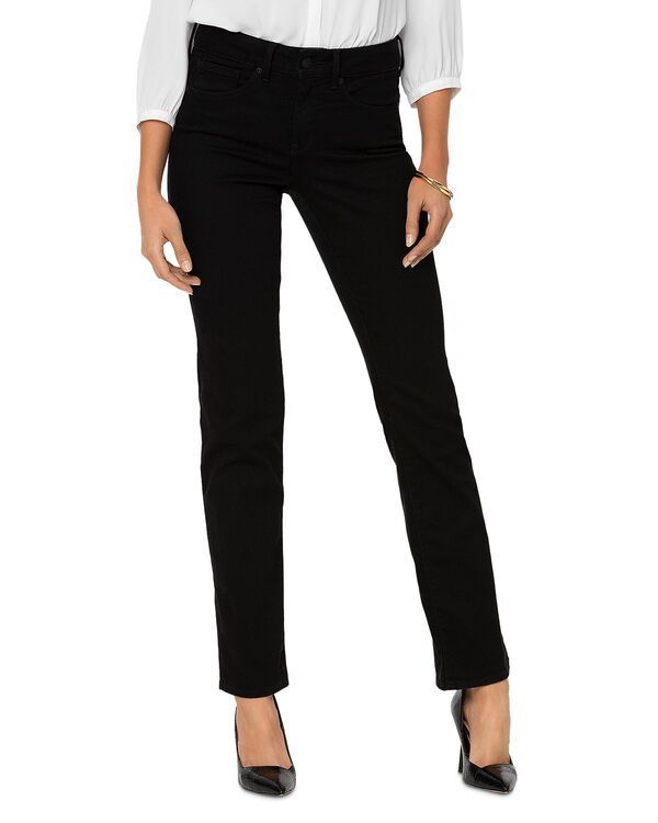 エヌワイディージェイ レディース ボトムス デニムパンツ ジーンズ NYDJ Marilyn High Rise Straight Jeans Black ブラック