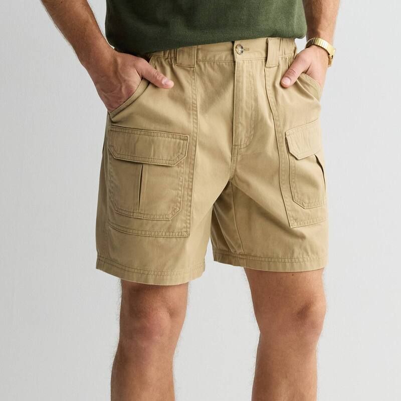 クロフト＆バロー レディース ボトムス ハーフパンツ・ショーツ ショートパンツ Mens Croft Barrow 75Inch Sidelasticargo Shorts Khaki カーキ 8,495円
