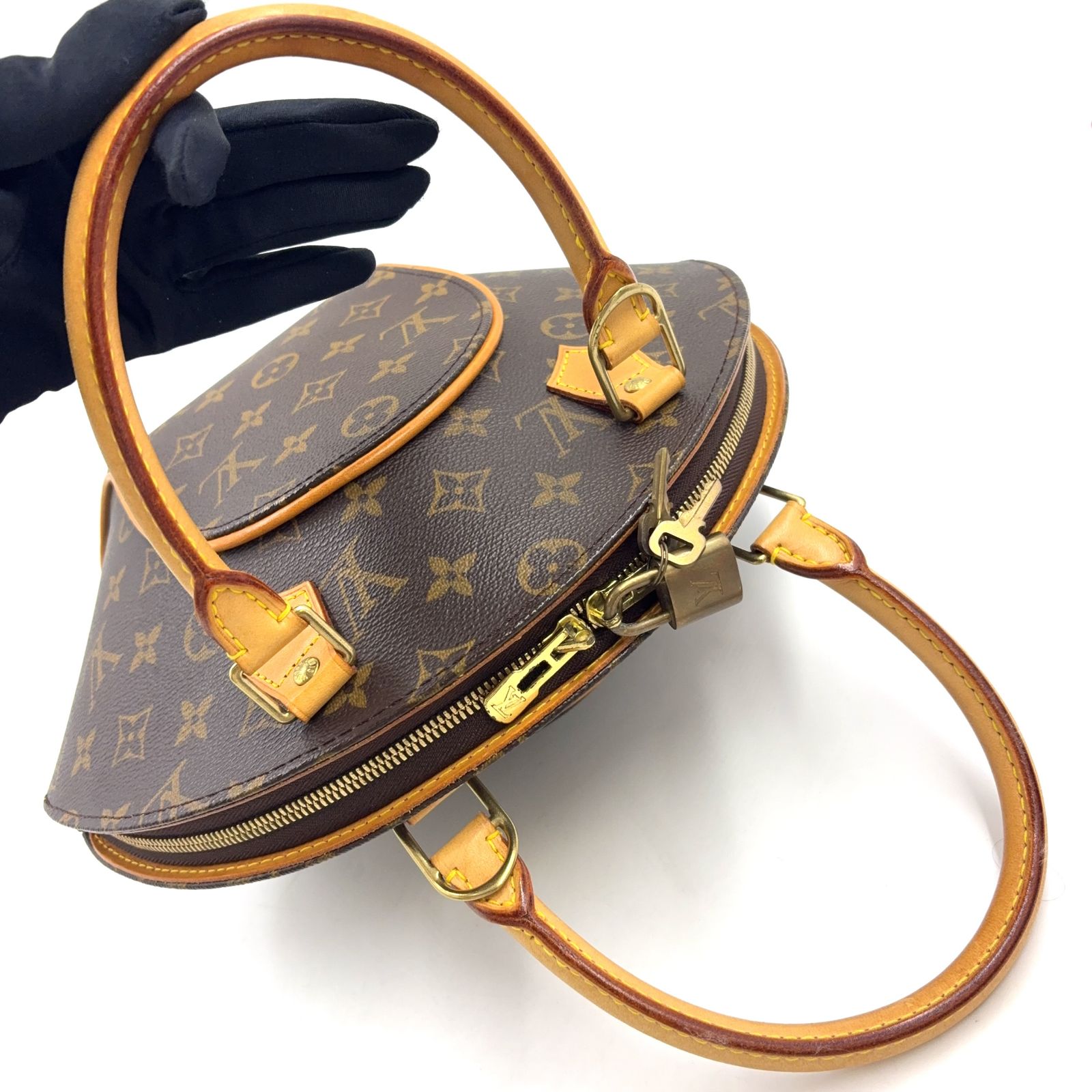 新着】LOUIS VUITTON エリプスPM モノグラム レザー、PVC ブラウン