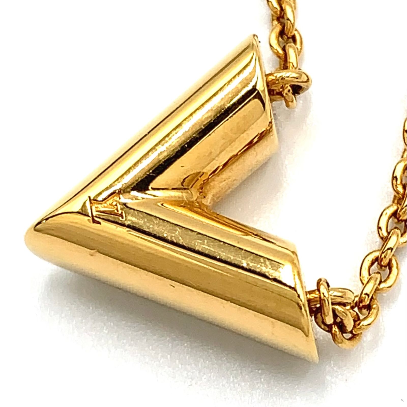 新着】LOUIS VUITTON エセンシャル V メタル ゴールド ネックレス