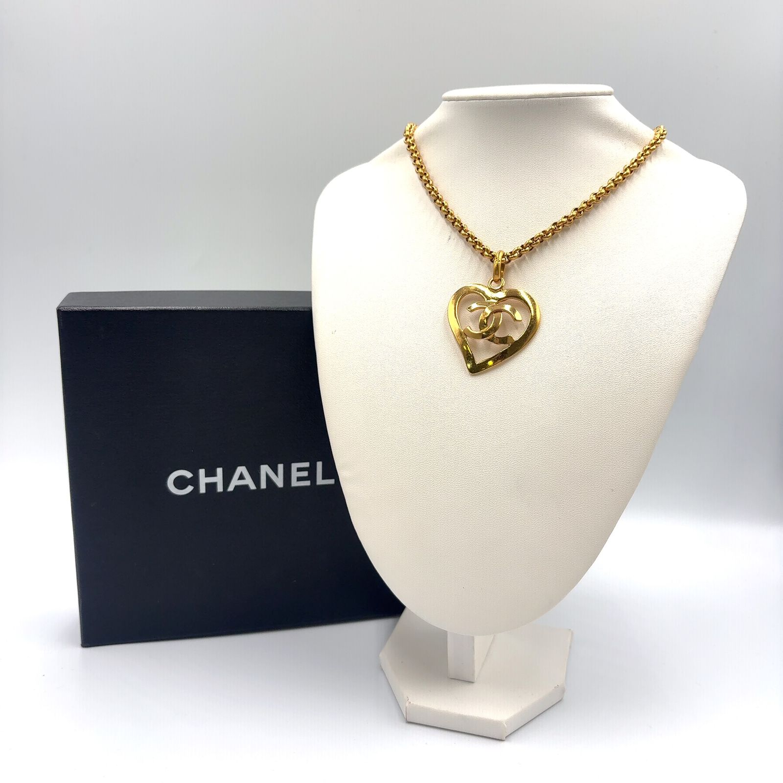 新着】CHANEL ココマーク ハート GP ゴールド ネックレス - メルカリ