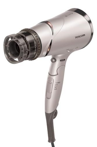 テスコム (TESCOM) ドライヤー マイナスイオン 折りたたみ 大風量 速乾 冷温風 ラク抜きプラグ ione ブロンズ TD430B-N/Et 0f47cb4d