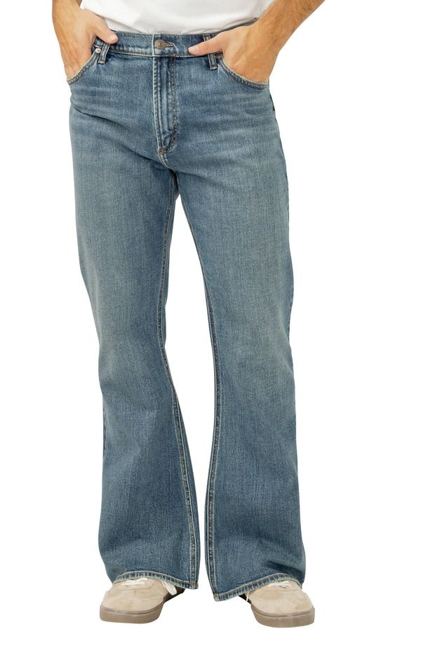 シルバー ジーンズ メンズ ボトムス デニムパンツ Silver Jeans Co Jack Flare Jeans Coronado