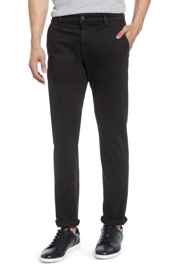 マーヴィ ジーンズ メンズ ボトムス カジュアルパンツ スリムフィット Mavi Jeans Johnny Slim Fitwill Chino Pants Black Sateen Twill ブラ